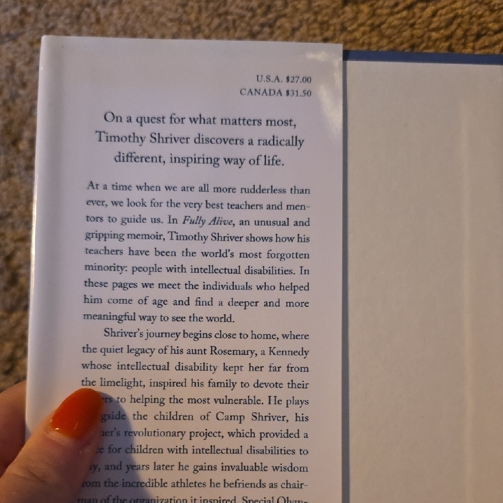 Fully Alive by Timothy Shriver Hardcover - Picture 3 of 4